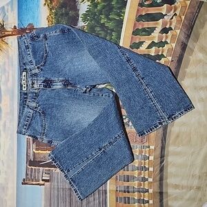 Zena Vintage Crop Split Leg‎ Jeans Size 12P Petite